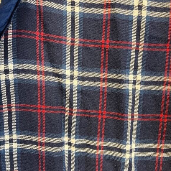 WEATHERPROOF VINTAGE Vest Men's XL Navy Blue Quilted Puffer Flannel Lined Zip Up - Picture 13 of 13